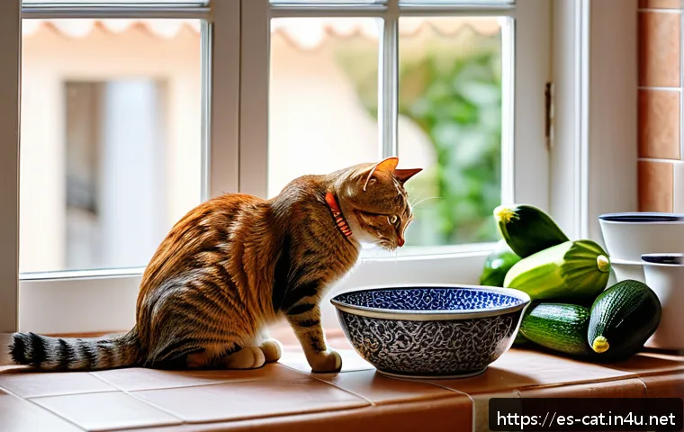 고양이 간 보호 사료 - A detailed, heartwarming scene of a healthy domestic cat with a shiny coat eating a specially formul...